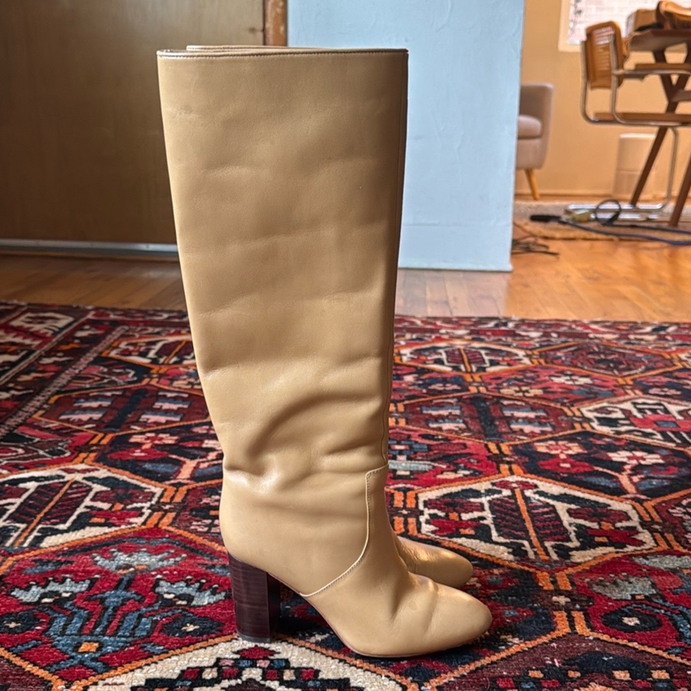 Brand new Loeffler Randall Goldy Tall boots 6 1/2 - Picture 3 of 4